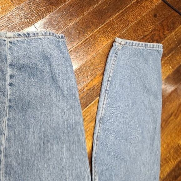 Vintage 90's Super High Rise Straight Leg Jeans - Picture 10 of 12